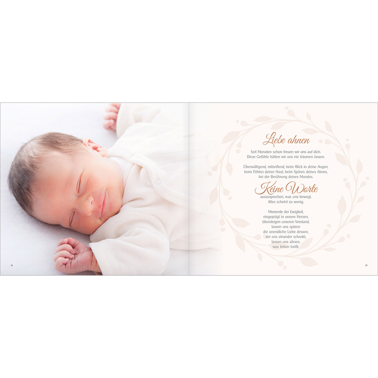 Geschenkbuch - Ein Wunder in unserer Mitte - Mutter Vater Kind Baby Hände