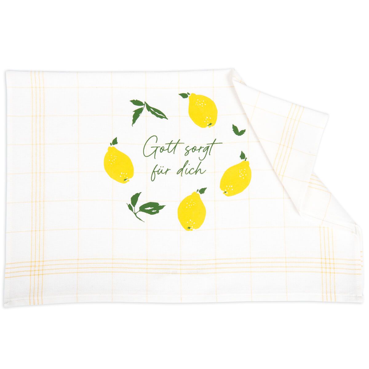 Geschirrtuch - Geschirrtuch "Gott sorgt für dich"