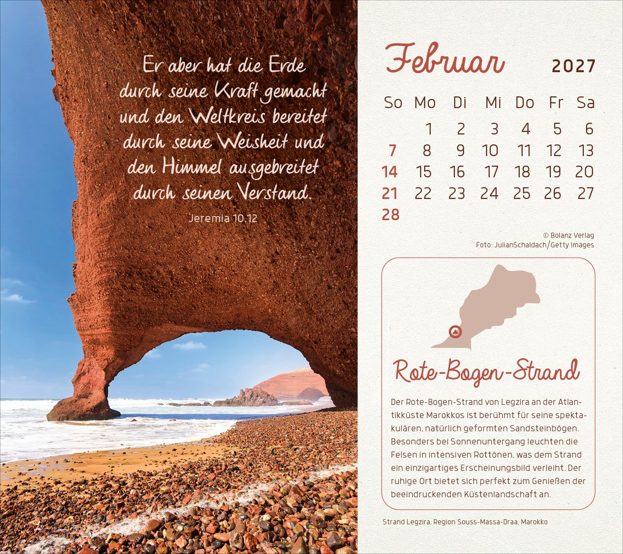 Tischkalender - Faszinierende Schöpfung 2027 Tischkalender