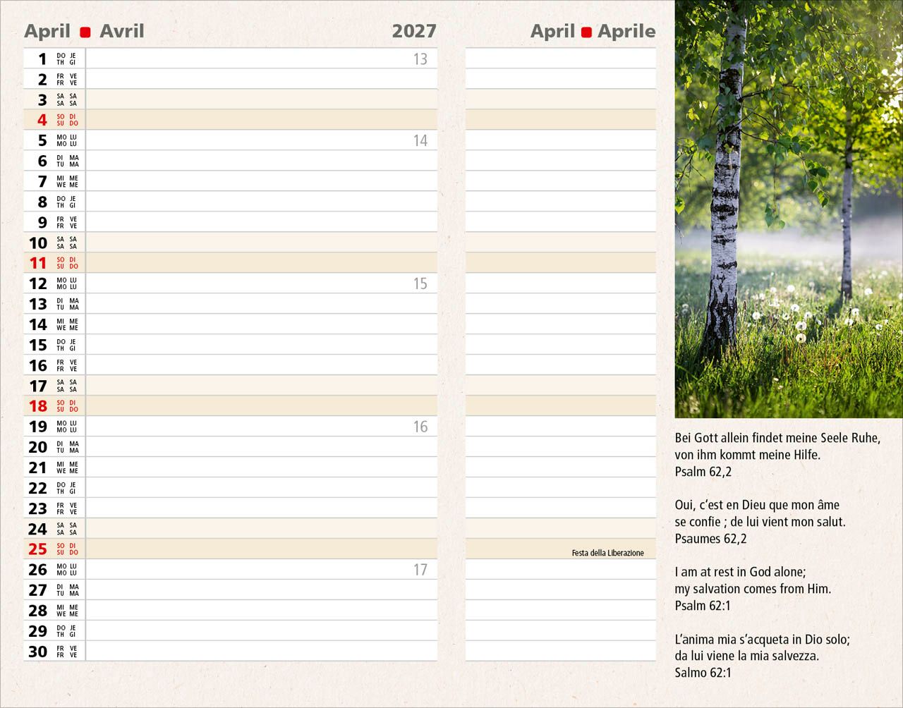 Terminkalender - Agenda 2027