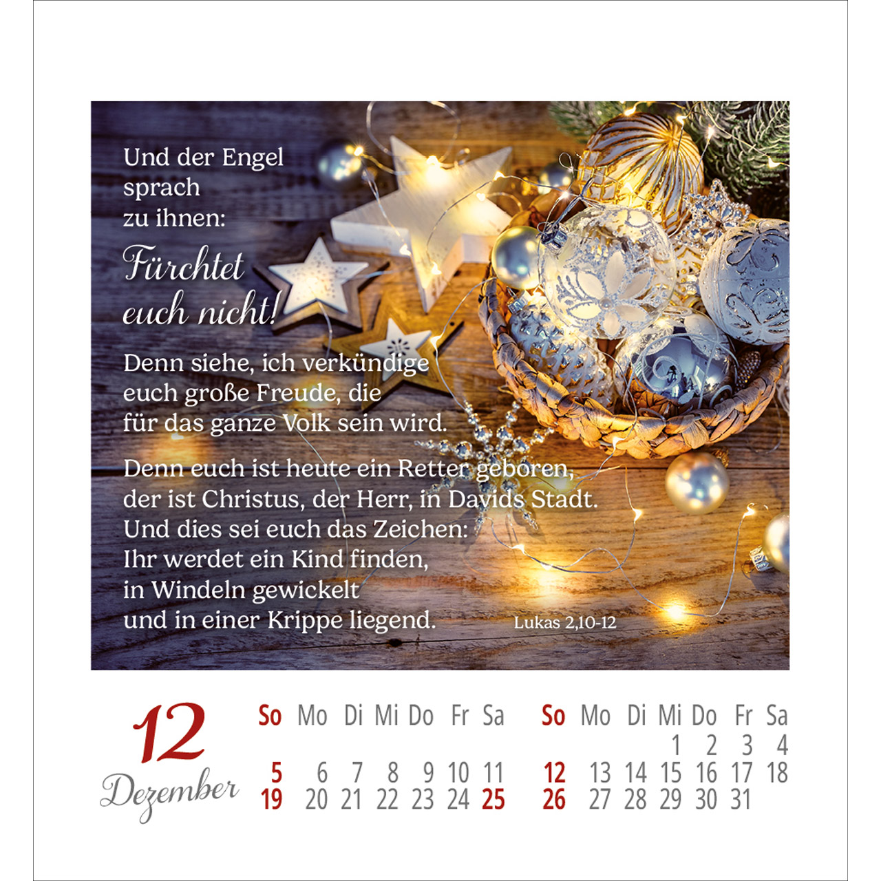 Aufkleberkalender - Lieblingsworte umgeben dich 2027