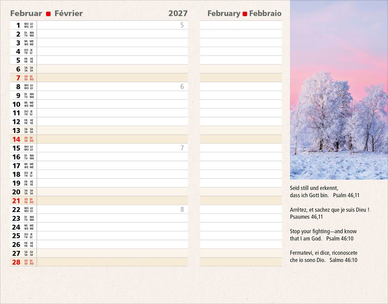 Terminkalender - Agenda 2027