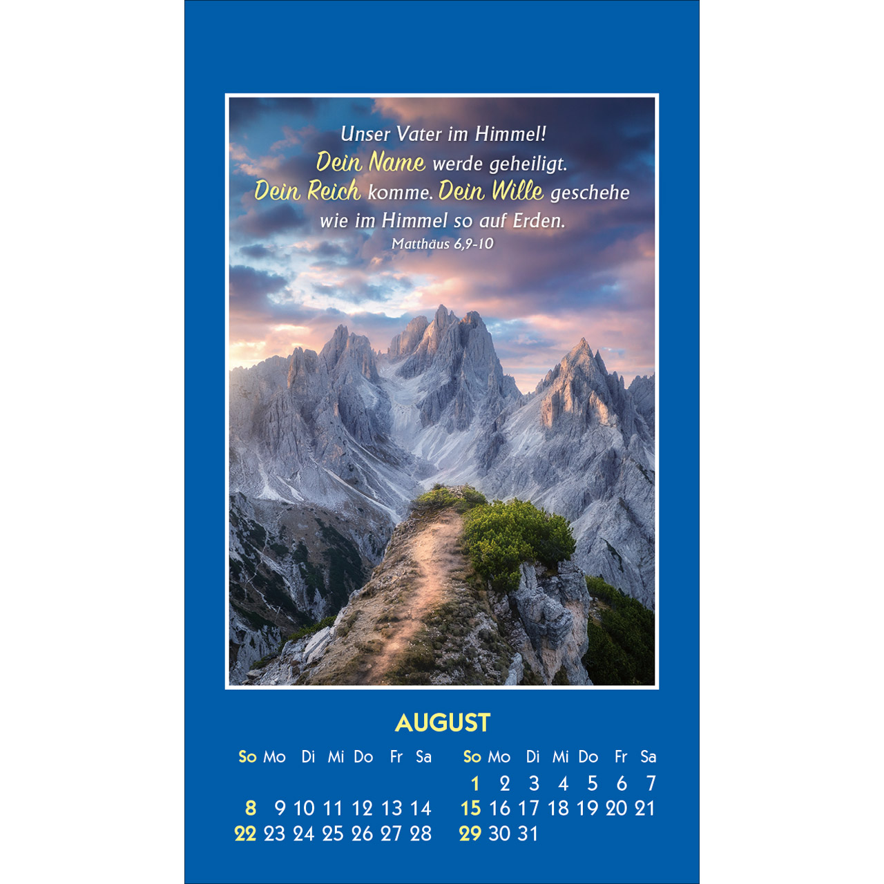 Aufkleberkalender - Gottes Wort - Licht für den Tag 2027