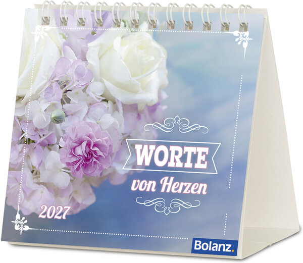 Aufstellkalender - Worte von Herzen 2027