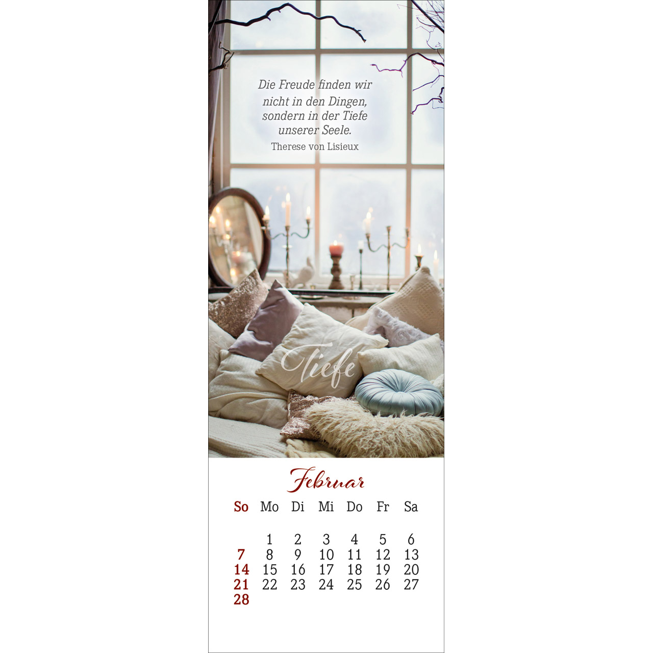 Lesezeichenkalender - Den Augenblick genießen 2027