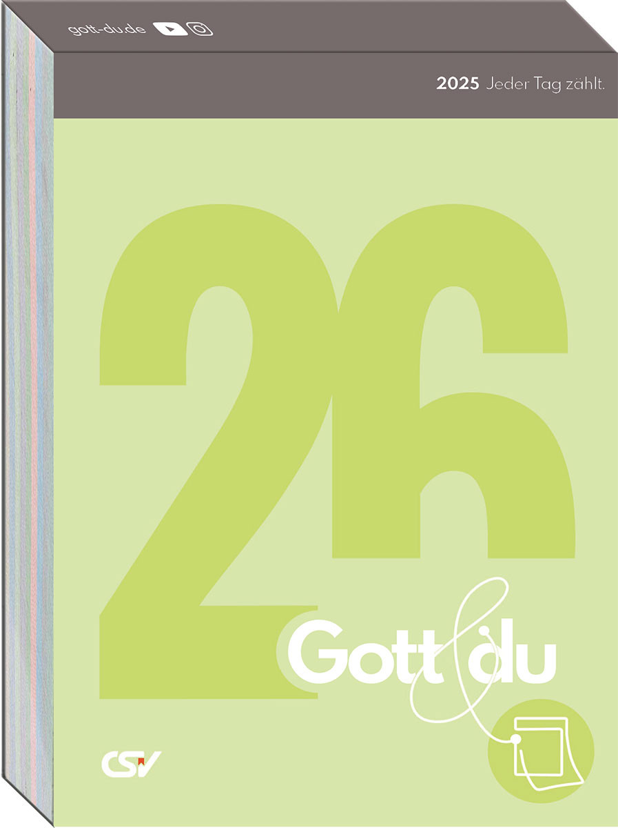 Gott & du - Jeder Tag zählt 2026 - Abreißkalender