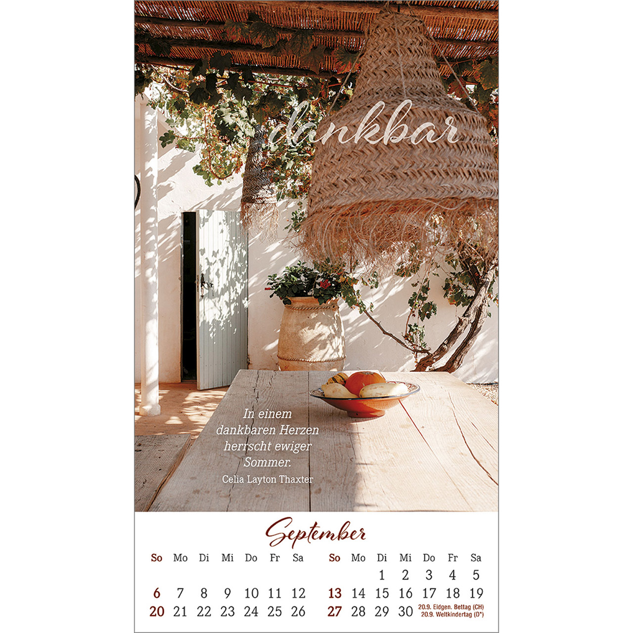 Postkartenkalender - Ein Augenblick für dich 2026