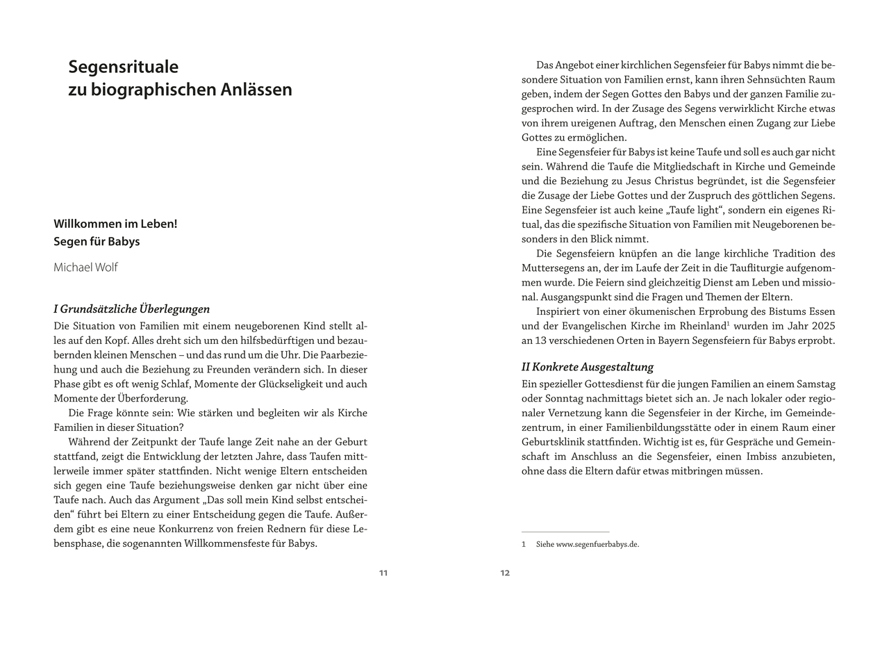 Buch - Und mittendrin: Segen