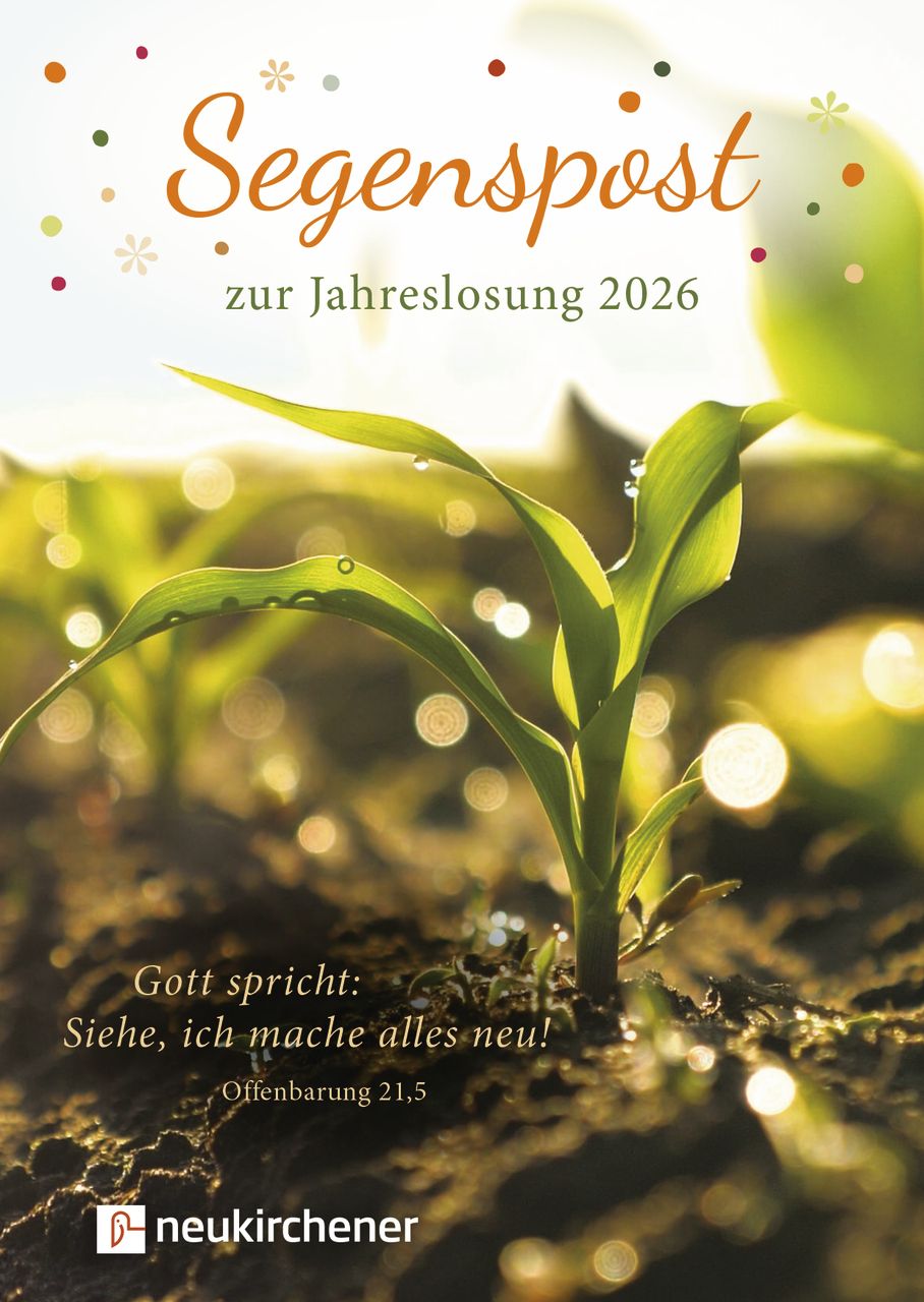 Grußheft - Segenspost zur Jahreslosung 2026