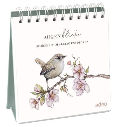 Aufstellbuch - AugenBlicke - Aufstellbuch - Vogel Ast Blumen