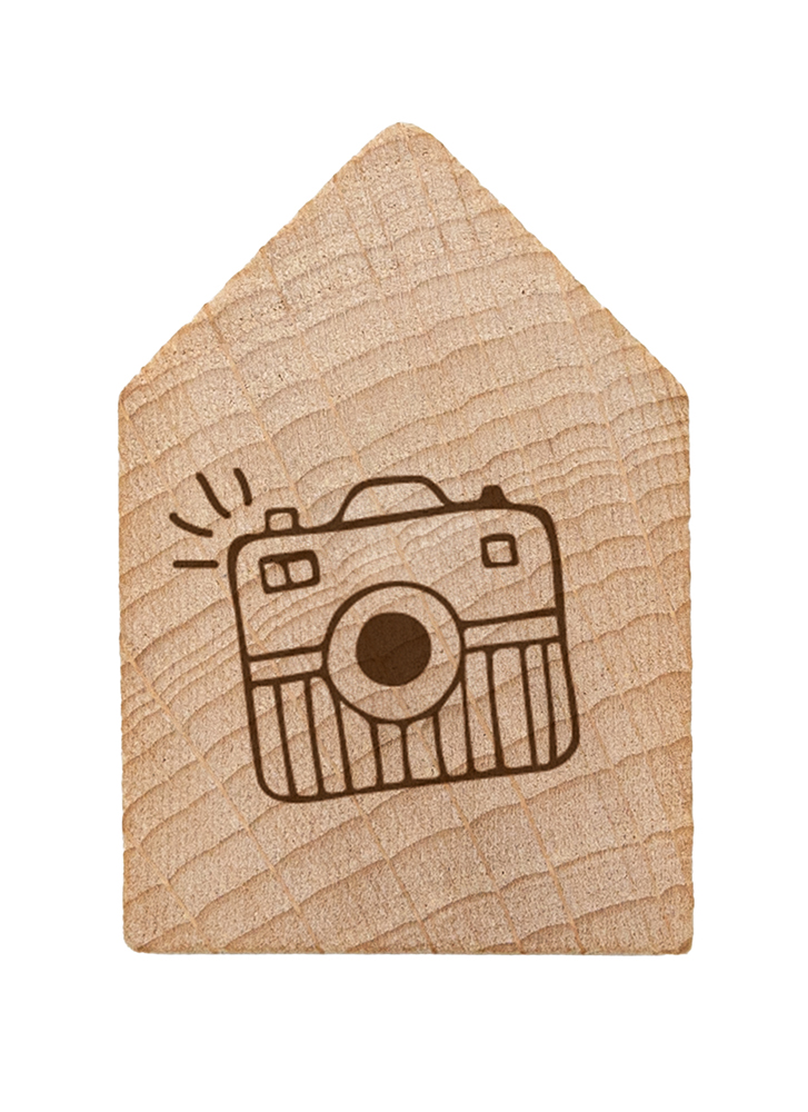 Magnet - Holzhaus Magnet "Kamera"