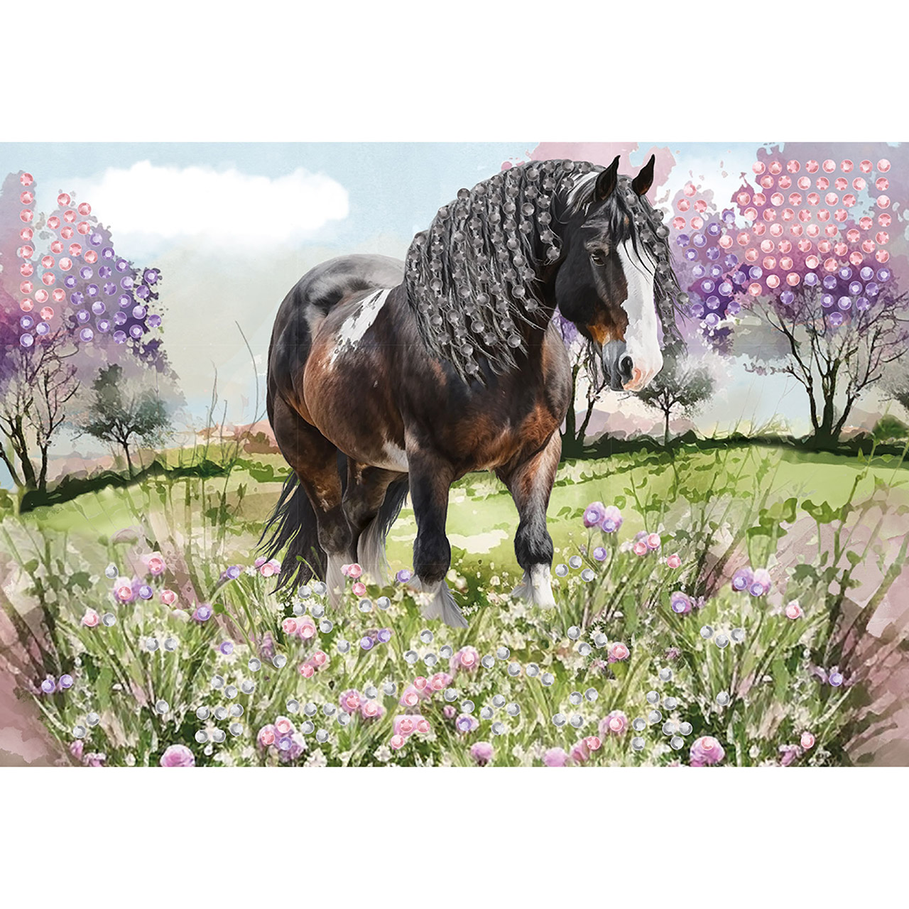 Diamantbild - Diamantbild: Pferd - Pferd