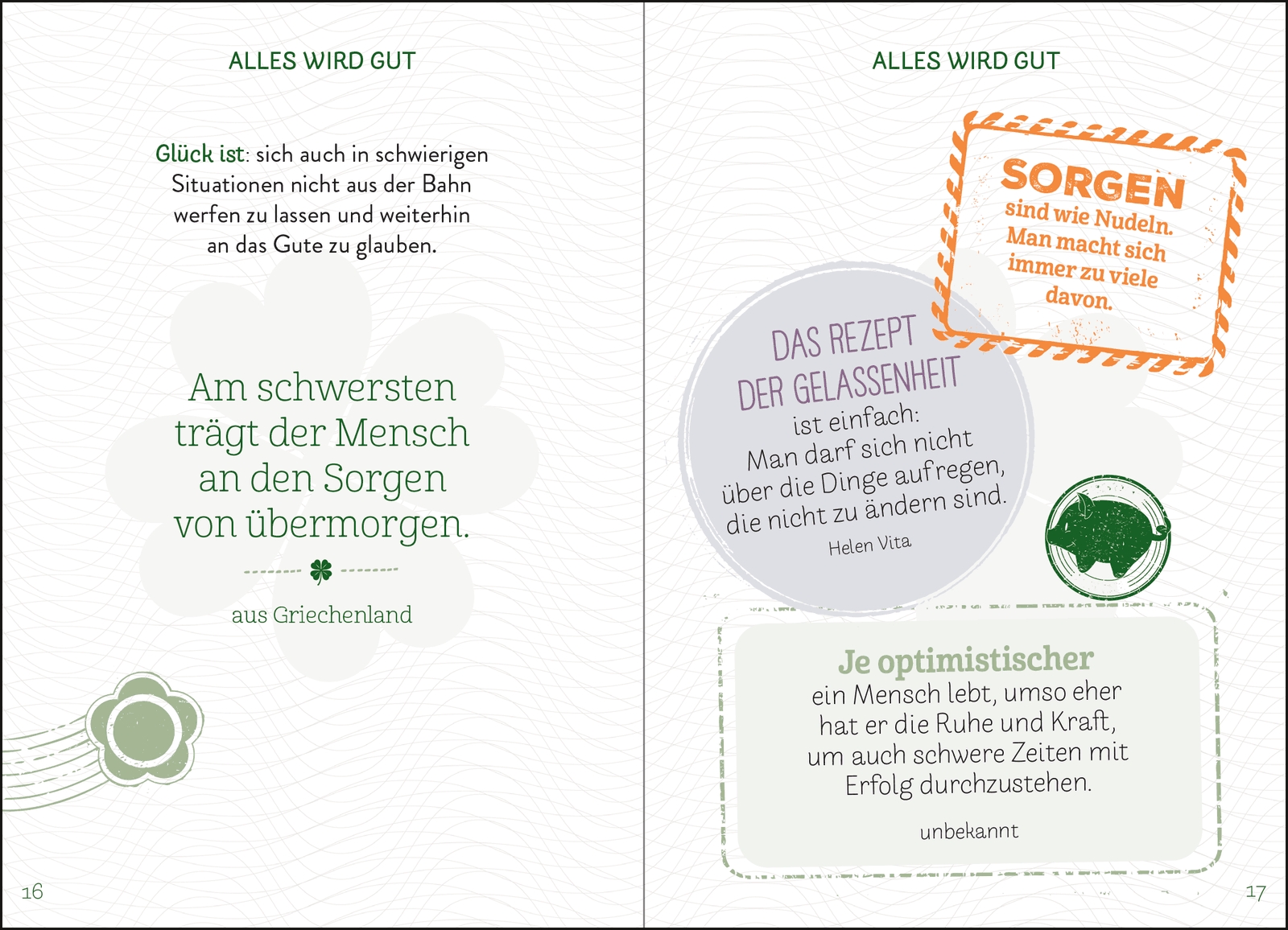 Geschenkbuch - Reisepass ins Glück