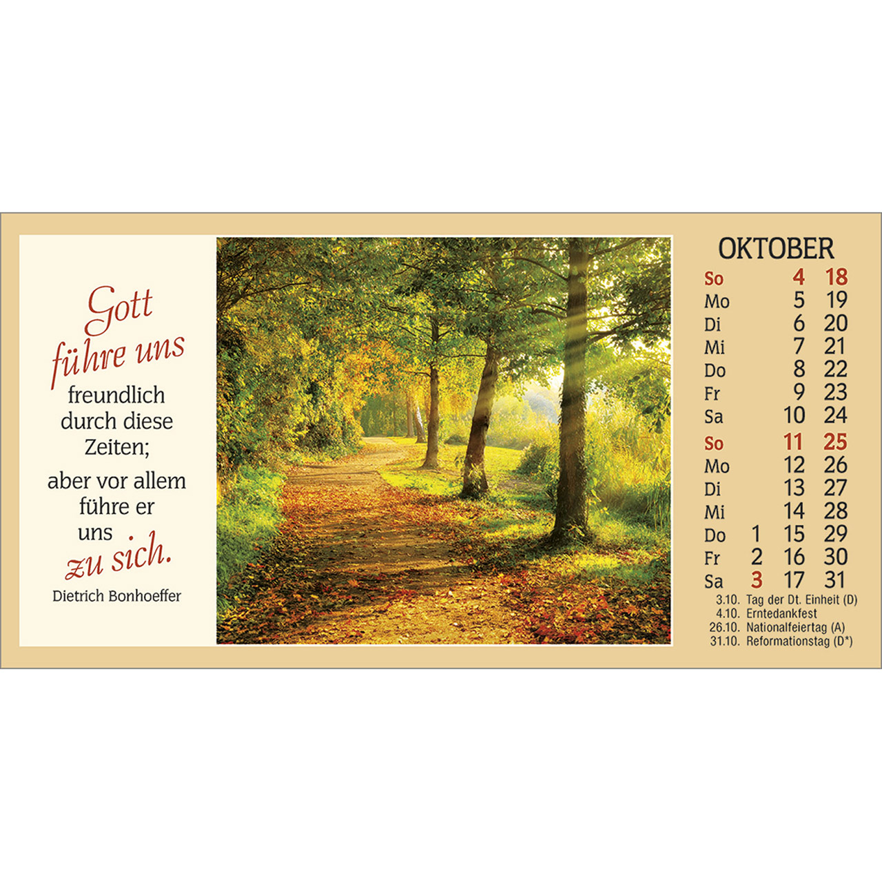 Autokalender - Auf allen Wegen 2026