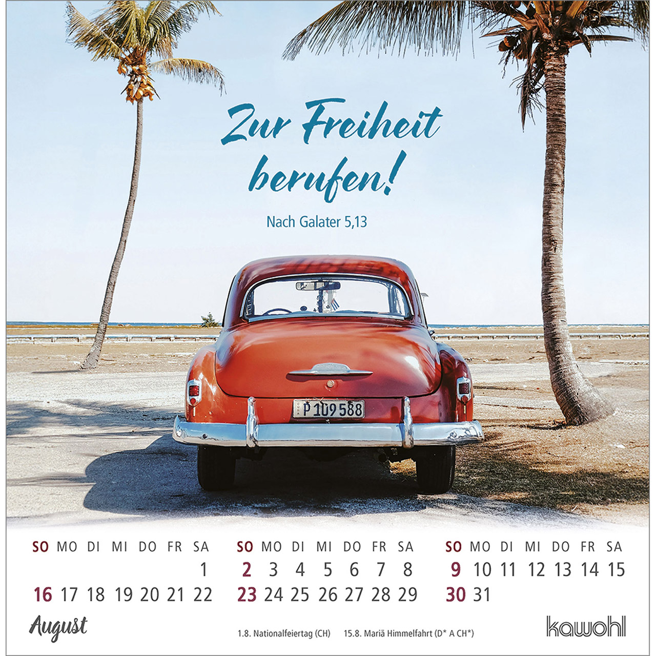 Postkartenkalender - Ankommen & leben 2026