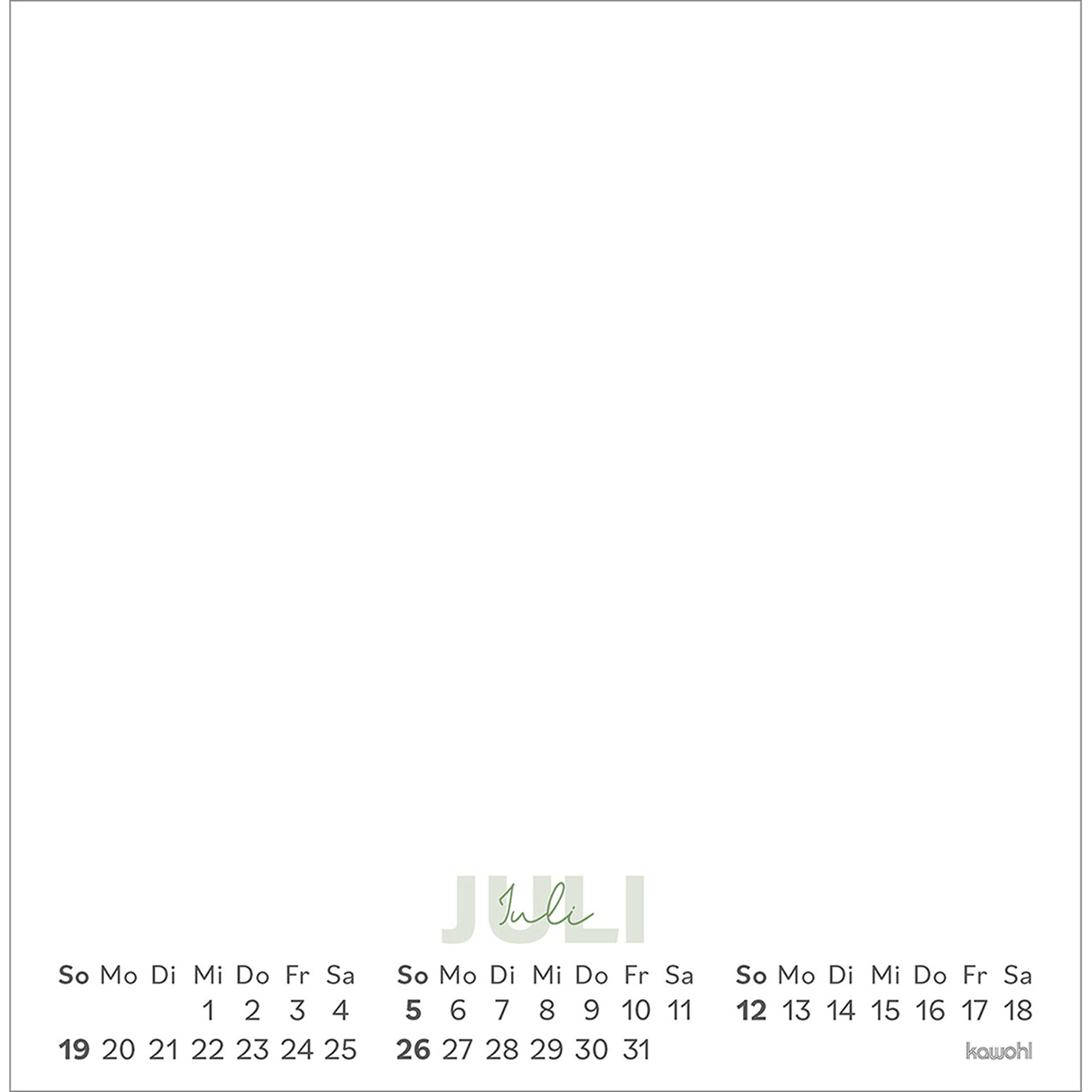 Tischkalender - Einblicke 2026