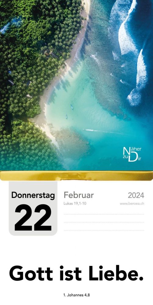 Näher zu Dir 2026 - Kleiner Abreißkalender