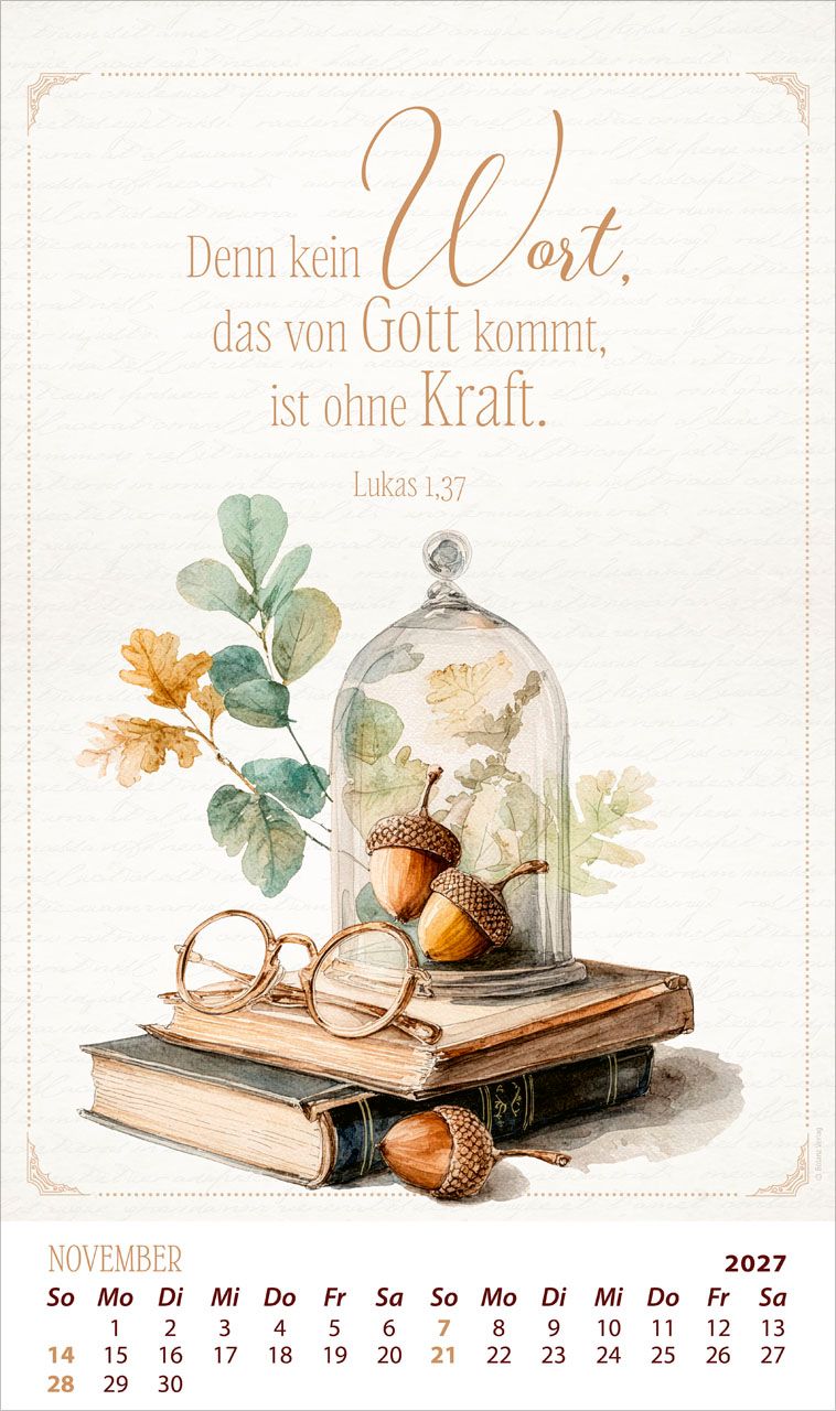 Posterkalender - Die Kraft der Worte 2027 Posterkalender