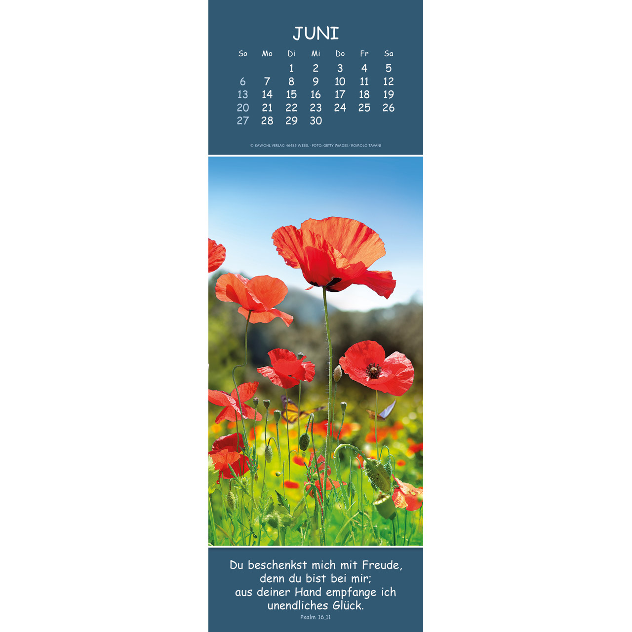 Wandkalender - Gedanken des Friedens 2027