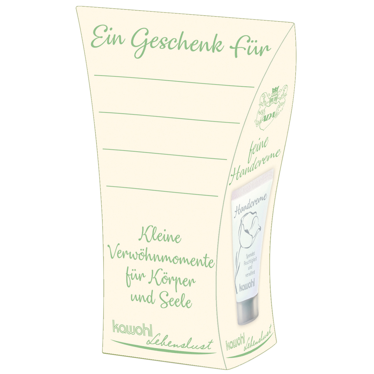 Handcreme - Frohe Ostern - Blumen Muster weiß