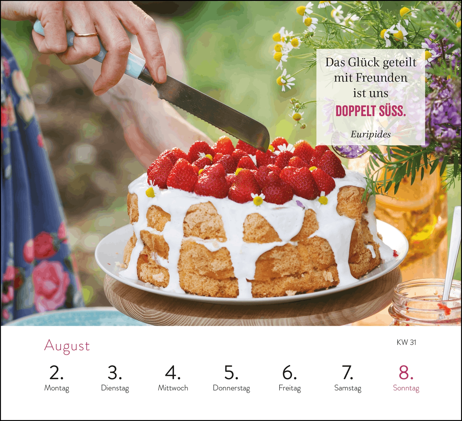 Aufstellkalender - Glücksmomente für jeden Tag 2027