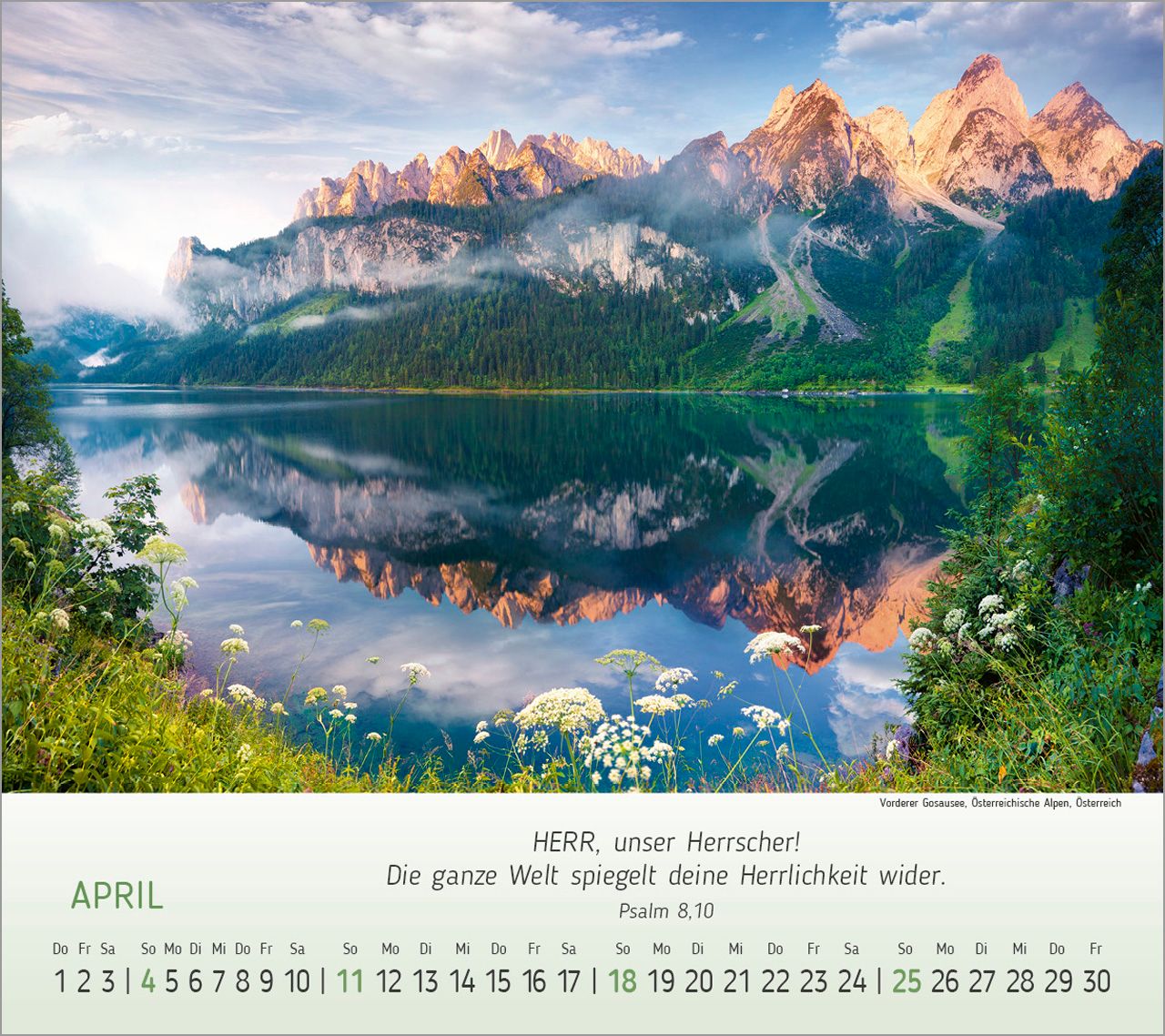 Tischkalender - Wunderbare Bergwelt 2027