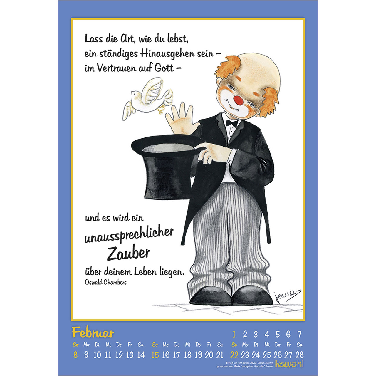 Wandkalender - Freu(n)de für's Leben 2026