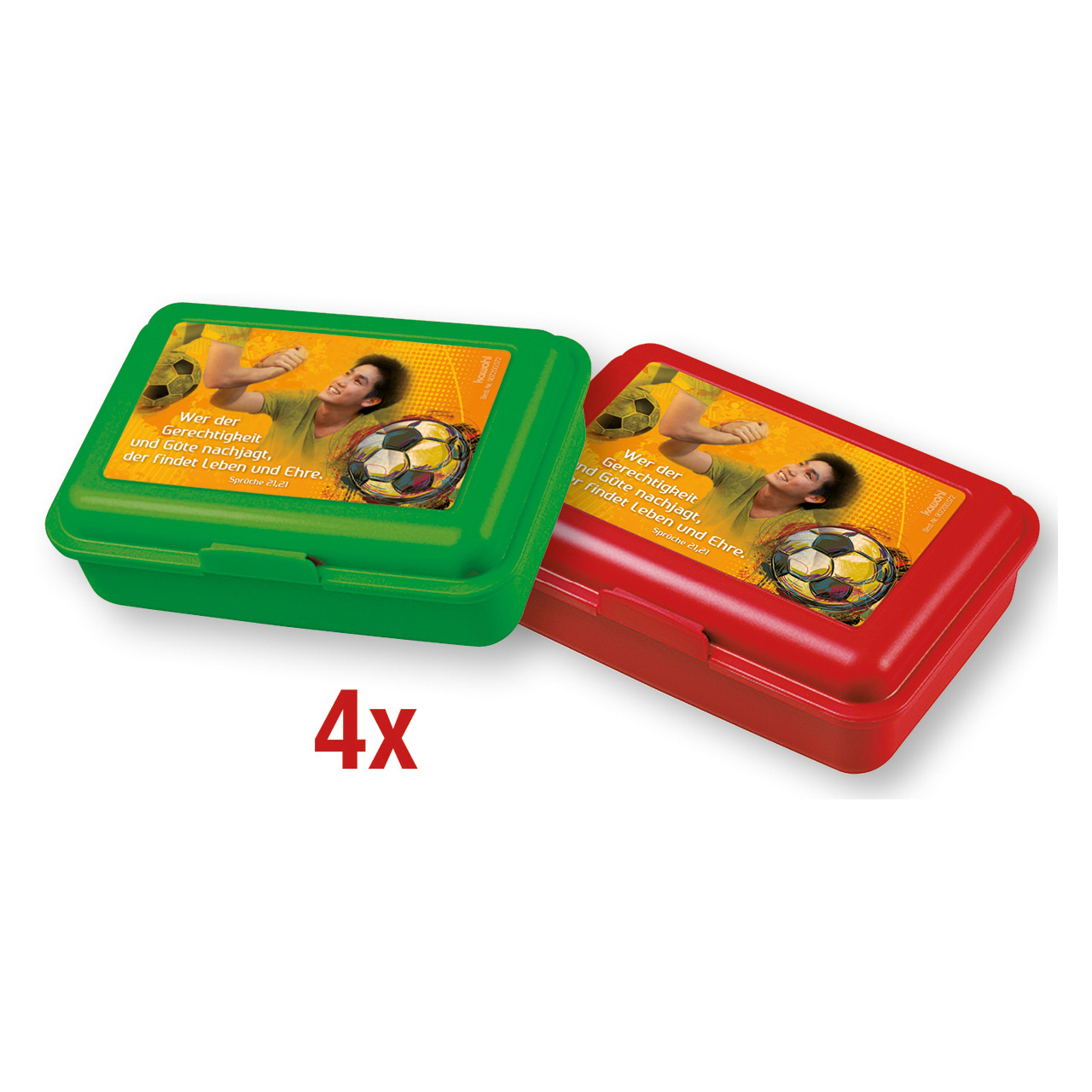 Brotdose - Spar-Paket - Fußball