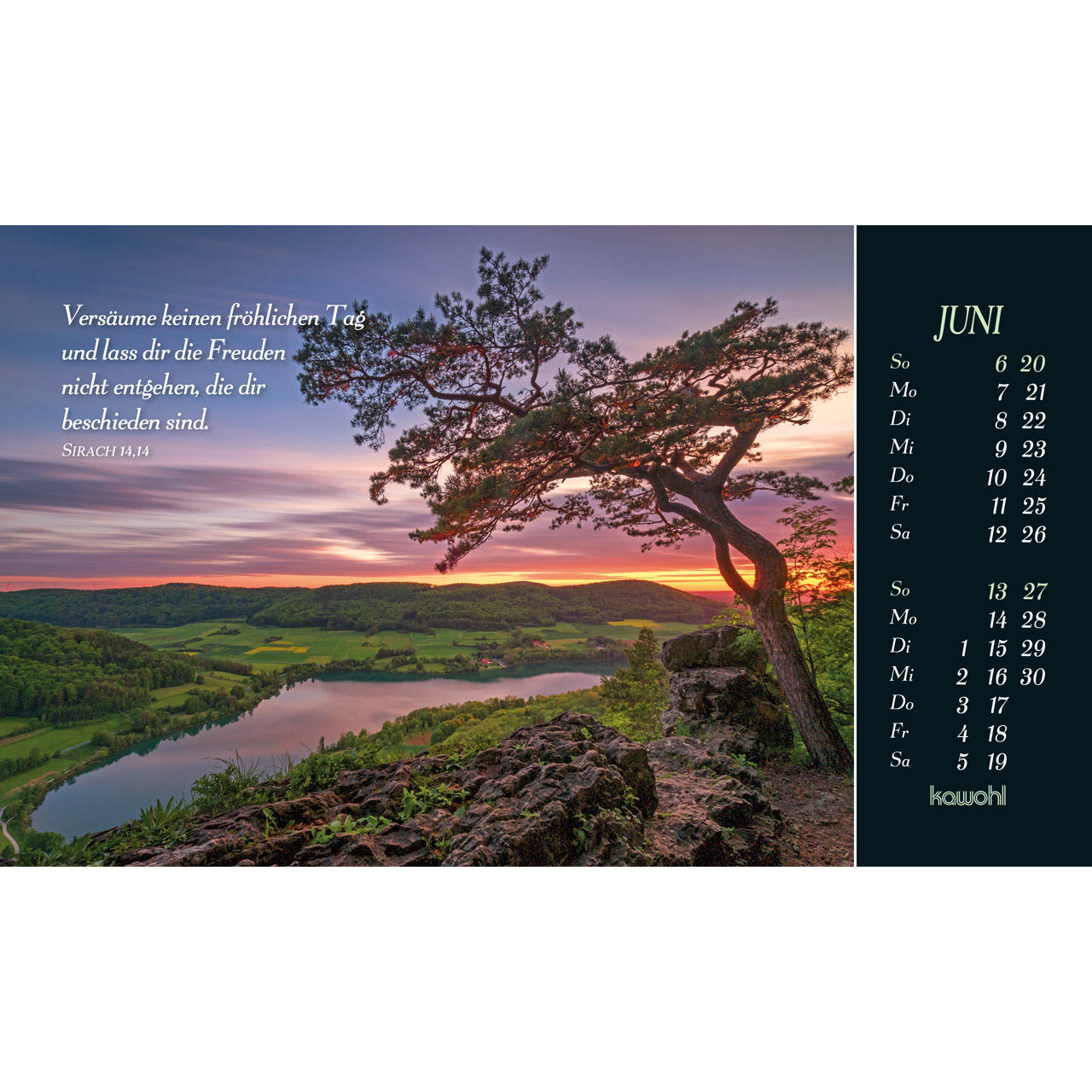 Postkartenkalender - Sehnsucht nach Unendlichkeit 2027