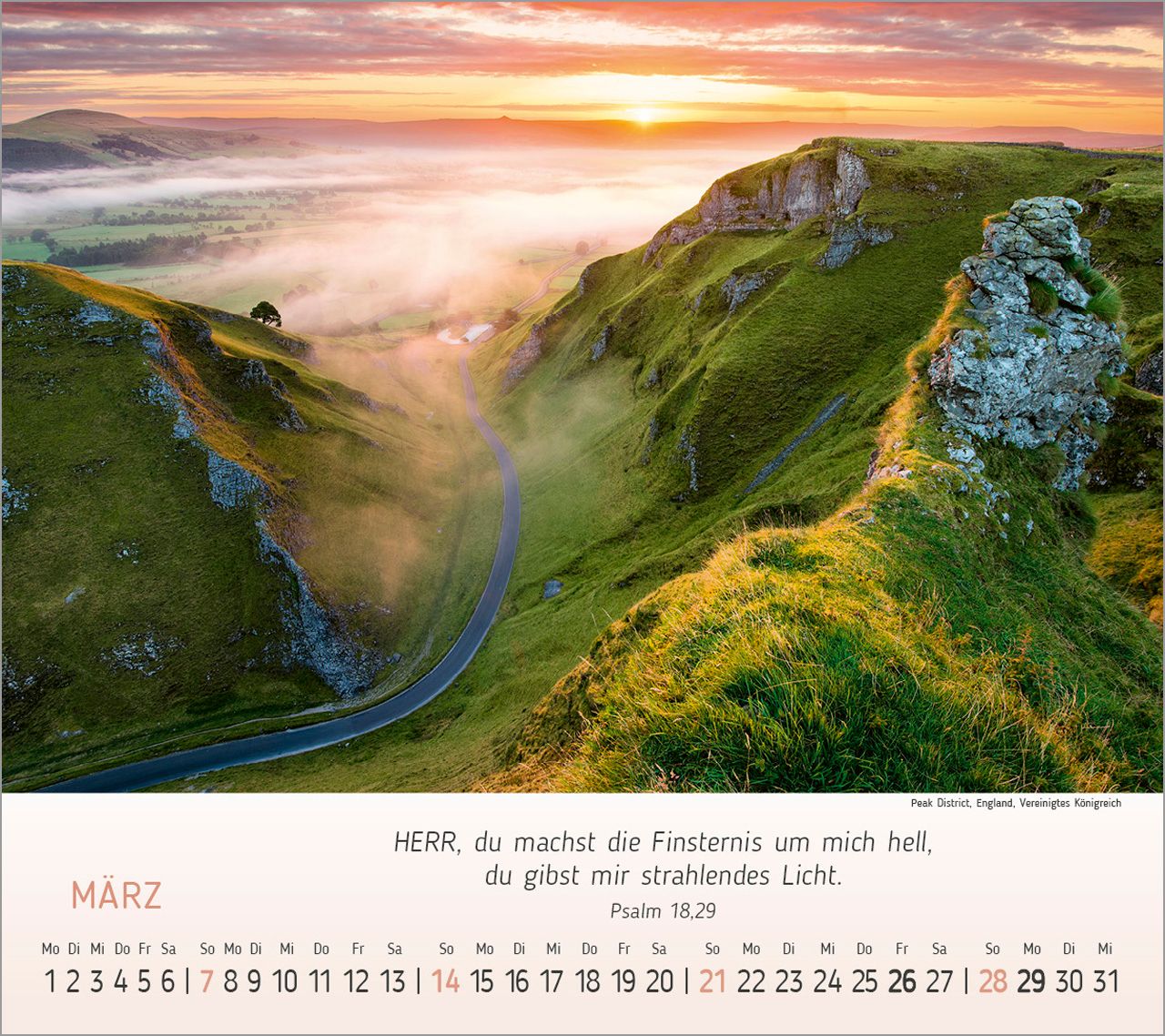 Tischkalender - Wunderbare Bergwelt 2027