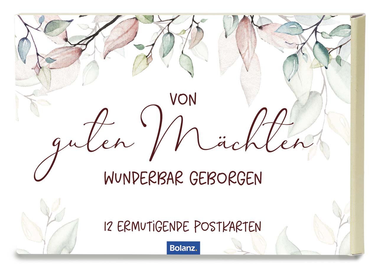 Postkarte - Postkartenbox 'Von guten Mächten wunderbar geborgen'
