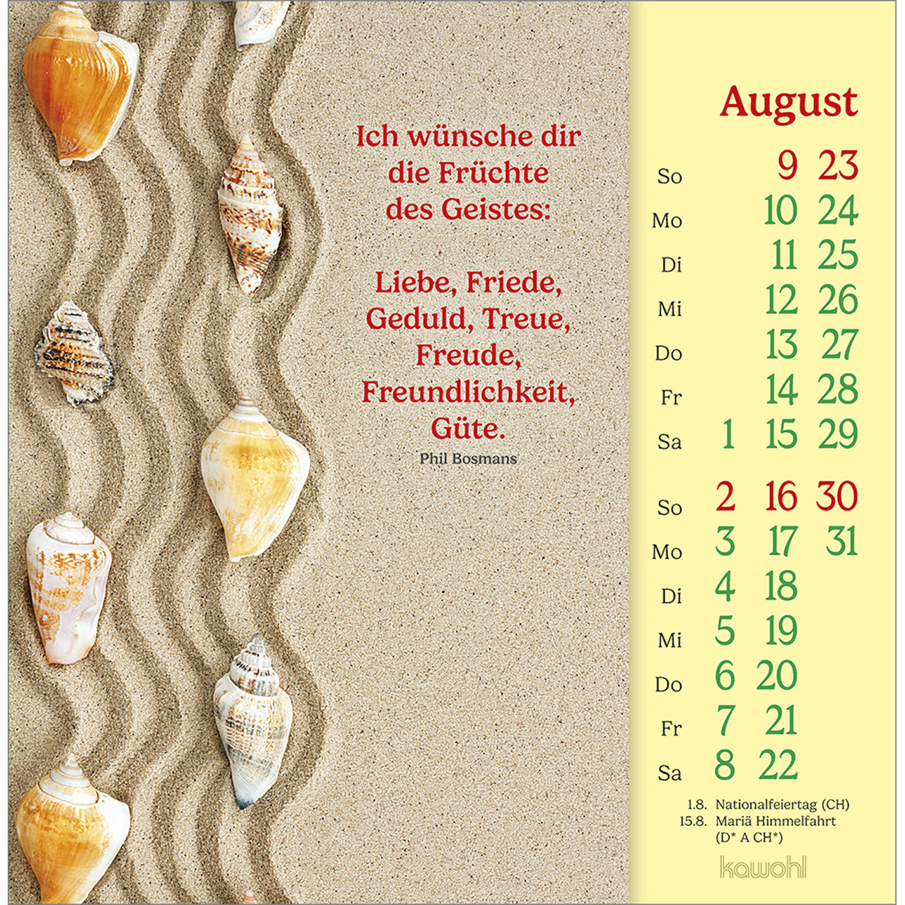 Postkartenkalender - Phil Bosmans - Postkarten-Kalender 2026