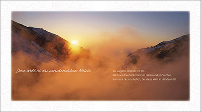 Geschenkbuch - In Trauer und doch getröstet - Gräser Kreuze