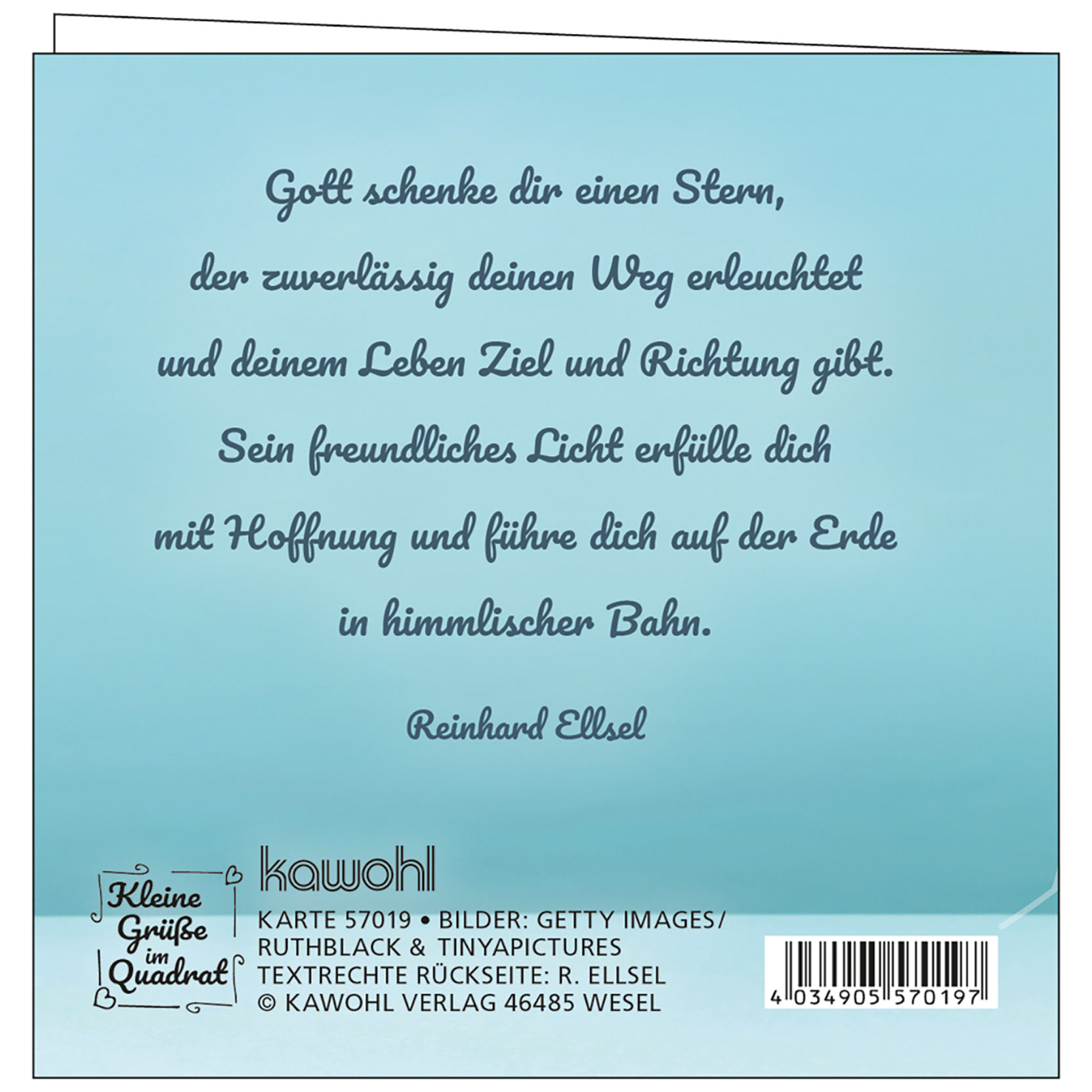 Mini-Faltkarte - Gottes Segen zum Geburtstag - Cupcakes Wunderkerzen