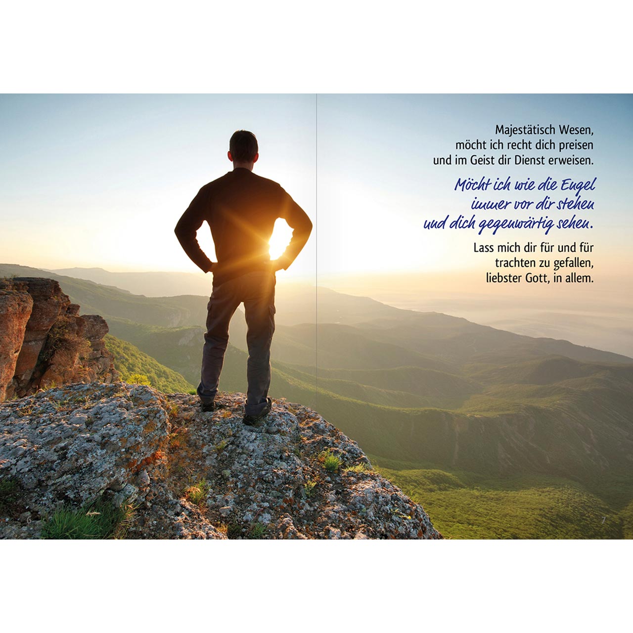 Grußheft - Gott ist gegenwärtig - Berge - See