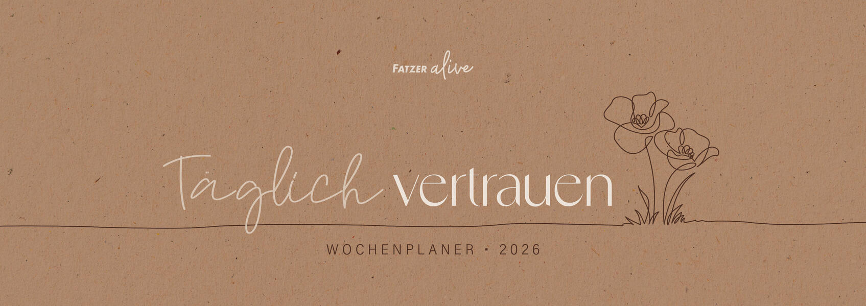 Täglich vertrauen 2026 - Wochenplaner
