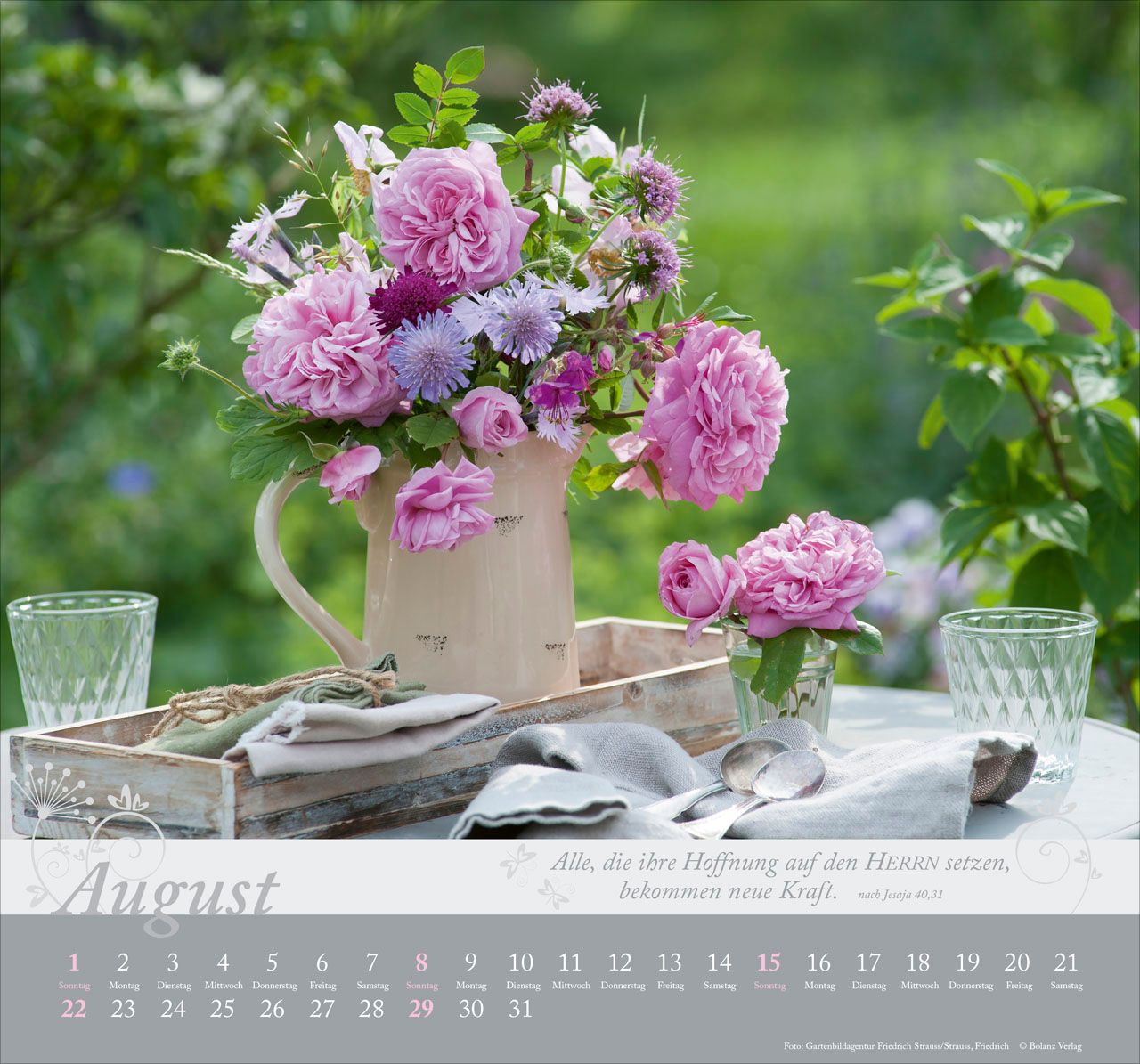 Wandkalender - Im Garten zuhause 2027 Wandkalender