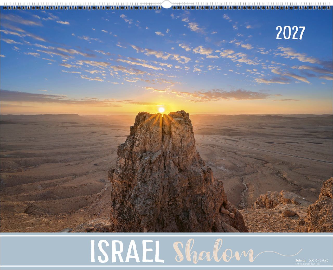 Wandkalender - Israel Shalom 2027