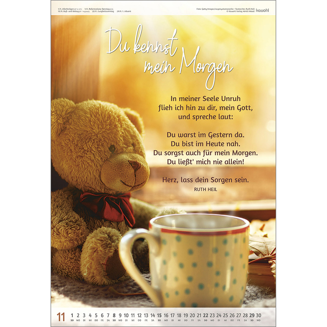 Wandkalender - Du bist so wertvoll 2026