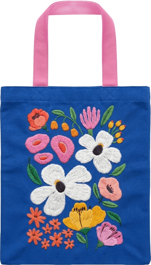 Tasche - Stoffbeutel Bunte Blumengrüße