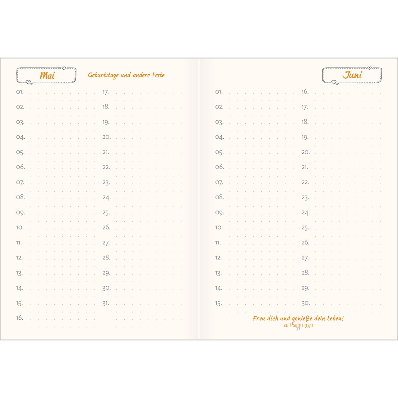 Buch - Meine Lebensbegleiter - Familie und Freunde - Blumen Zeichnung Grafik