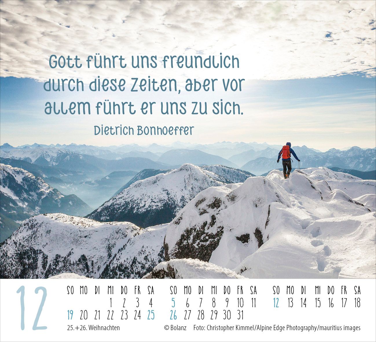 Aufstellkalender - Freiheit 2027 Minikalender
