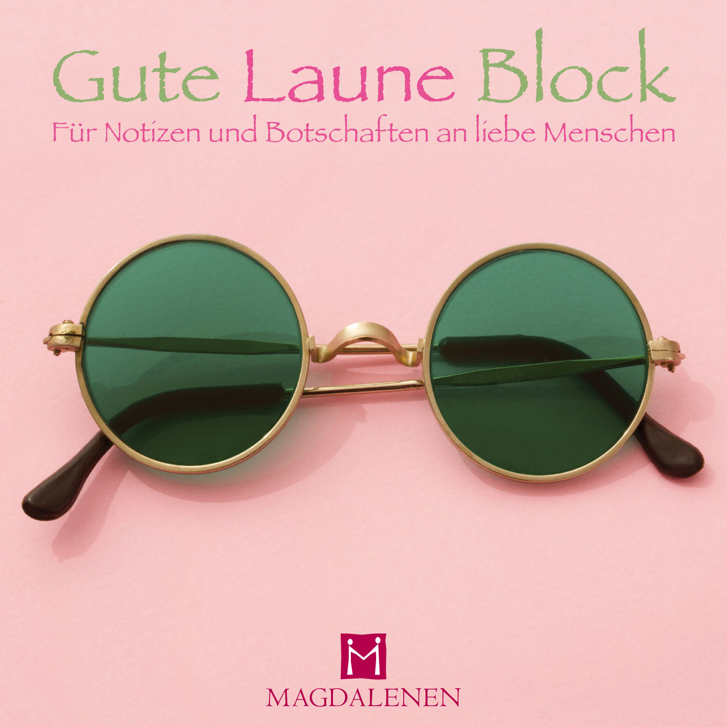 Notieren & Schreiben - Gute Laune Block 'Sonnenbrille'