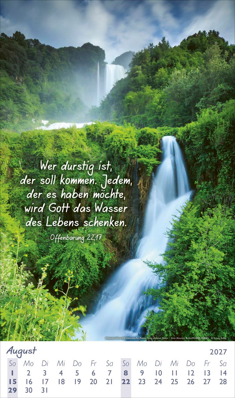 Posterkalender - Faszinierende Schöpfung 2027 Posterkalender