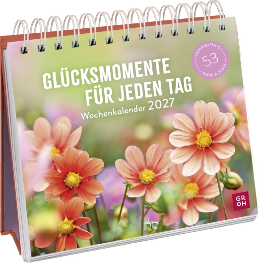 Aufstellkalender - Glücksmomente für jeden Tag 2027