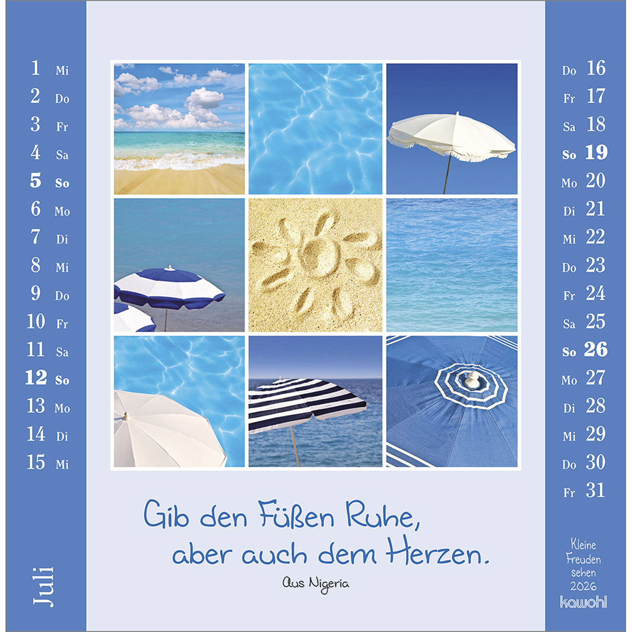 Postkartenkalender - Kleine Freuden sehen 2026
