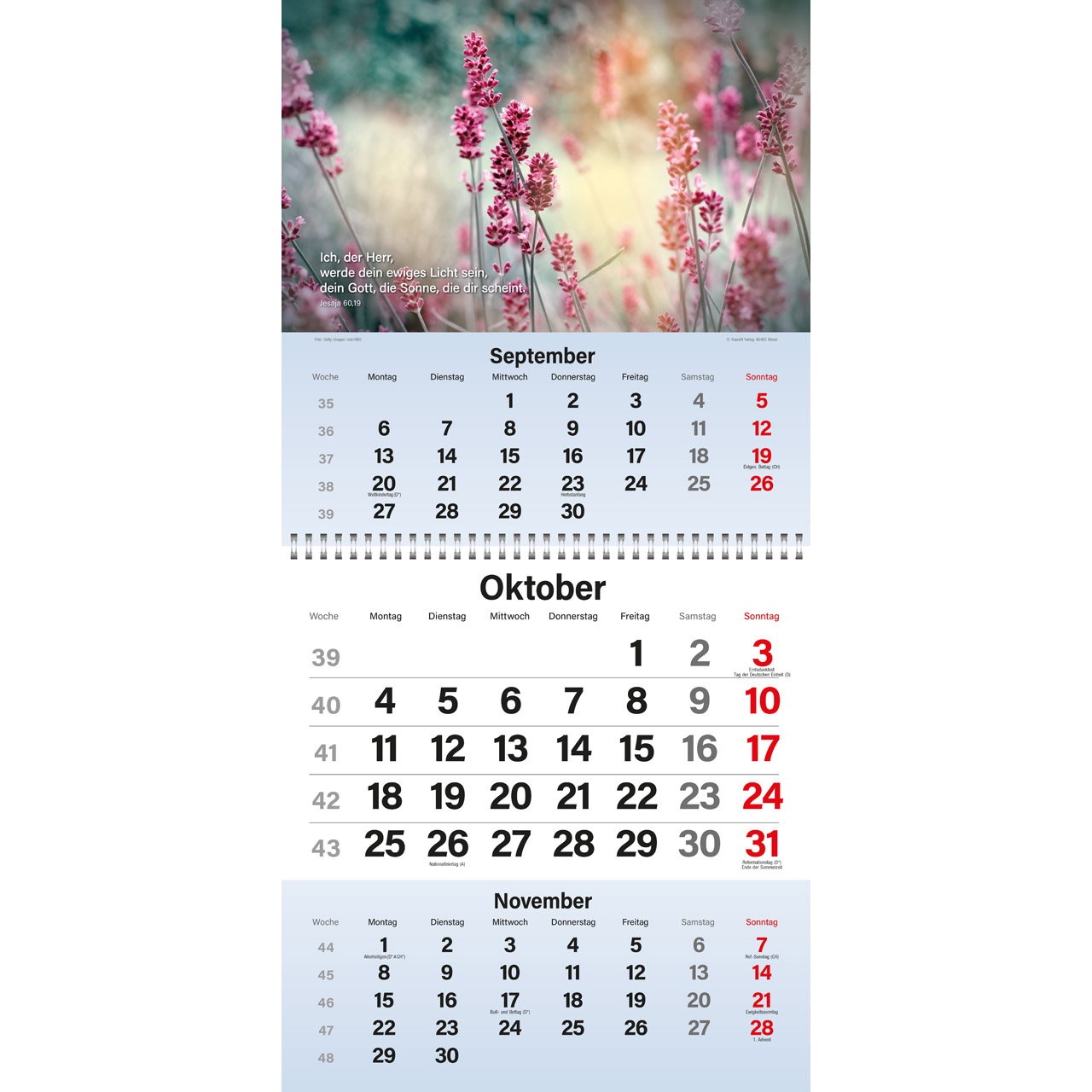 Terminkalender - Gott segne meinen Tag 2027