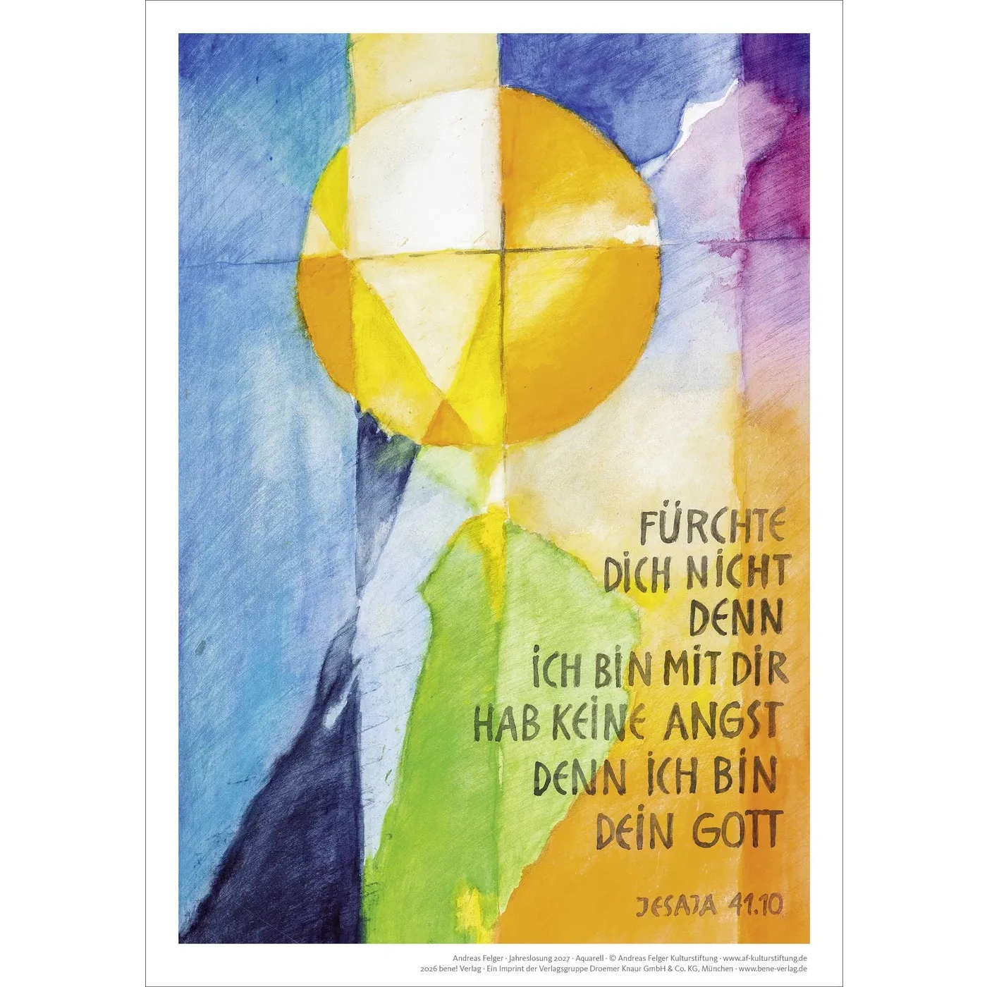 Poster - Kunstdruck A4 Jahreslosung 2027