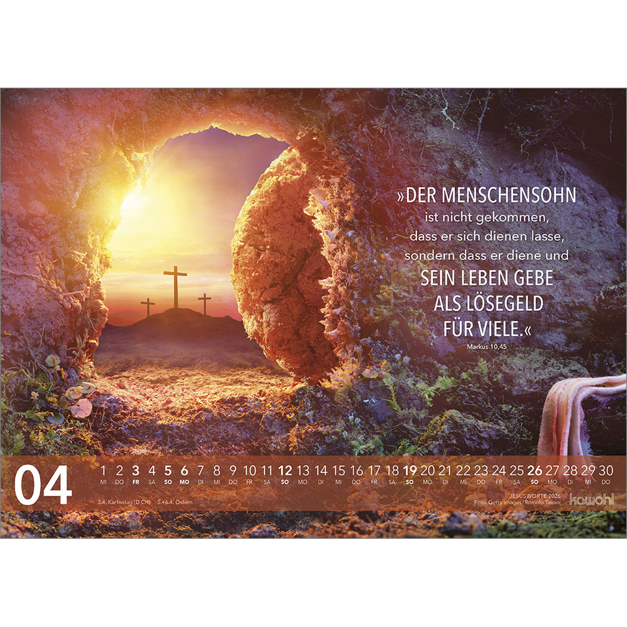 Wandkalender - Jesus Worte 2026