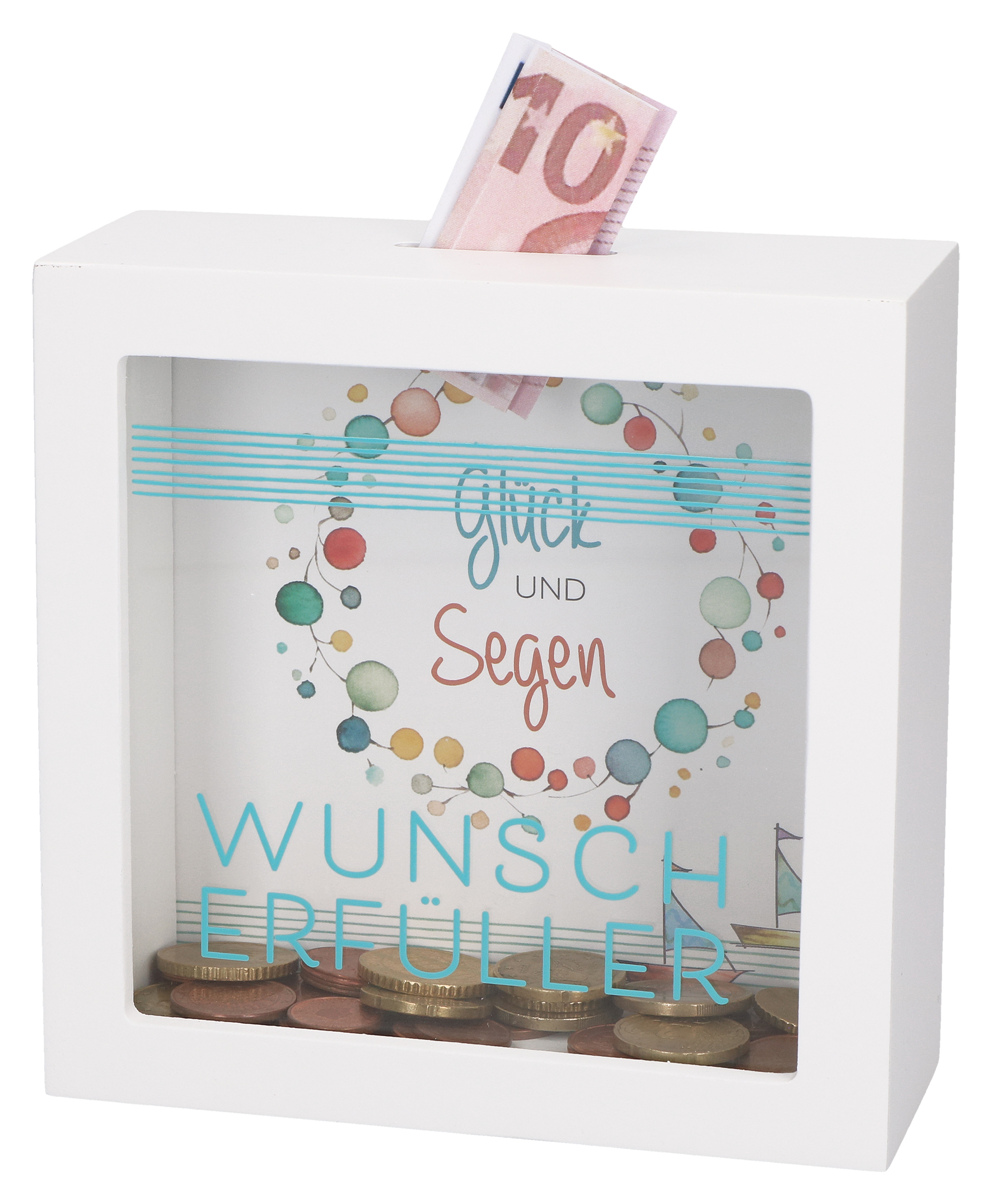 Spardose - Bilderrahmen-Spardose "Wunscherfüller"